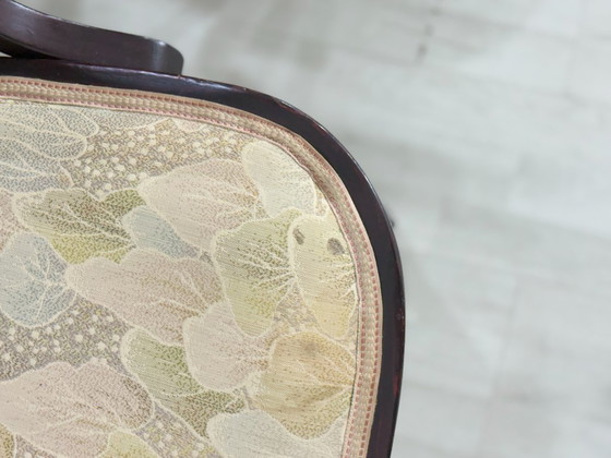 Image 1 of 4 originele Thonet-stoelen uit circa 1900 – Art Nouveau/Weense eetkamerstoelen met messing rugleuningen