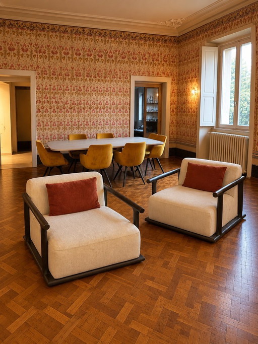 Eichholtz Libero - Pair of Armchairs in Fabric