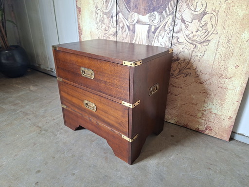 Classic Military chest of drawers, pharmacy cabinet. nightstand dim. 51x34cm and 49cm high