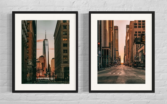 Image 1 of Sunset Streets of New York - Series of 2