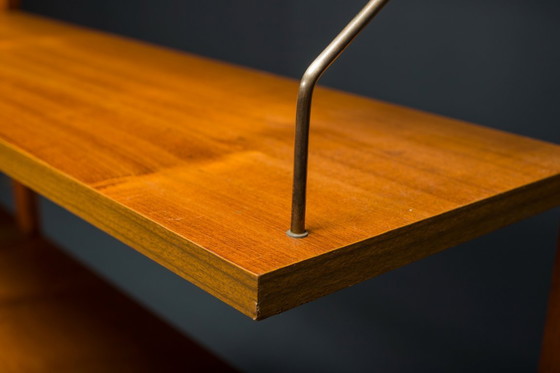 Image 1 of Pensili modulari danesi in teak PS di Preben Sørensen per Randers Møbelfabrik, anni '60, set di 11