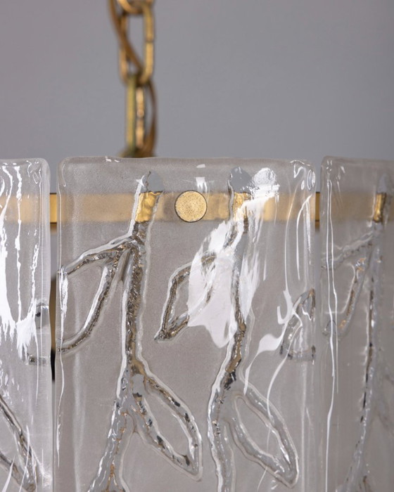 Image 1 of Vintage kroonluchter van Murano-glas uit de jaren 60, Italiaans design.