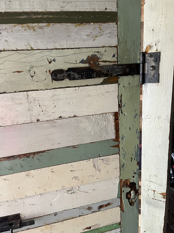 Image 1 of Solid reclaimed wood cabinet