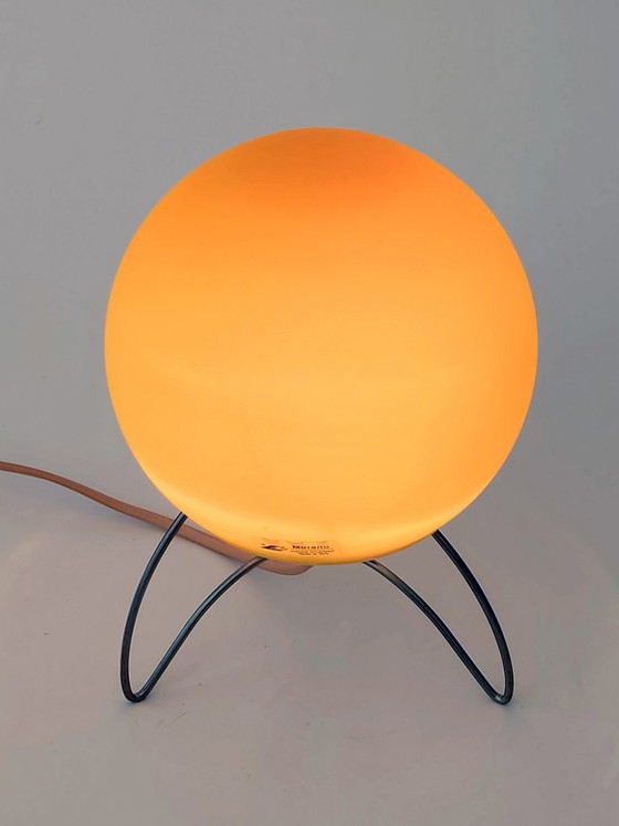 Tischlampe Set Stativ "Isotta", Murano Italy – Tischlampen, Metal, Vintage (photo 14 of 24)
