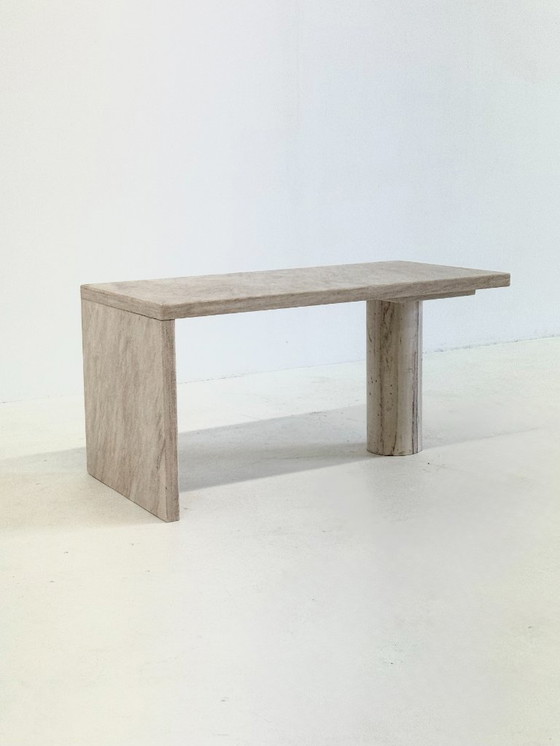 Image 1 of Italienischer Marmor Palissandro Couchtisch oder Beistelltisch