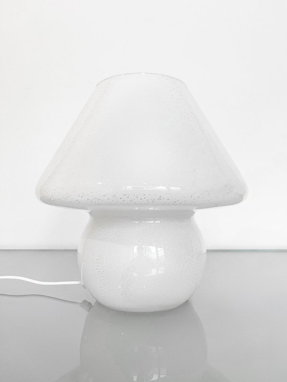 Image 1 of Vintage XL Murano mushroom lamp