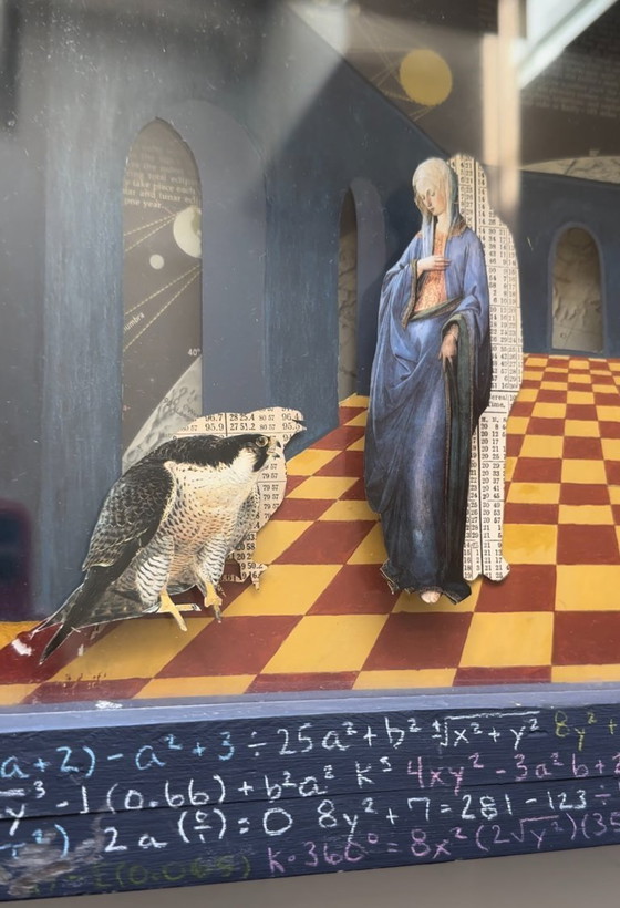 Image 1 of Surrealistische Op Art-compositie. Engeland, jaren 80.