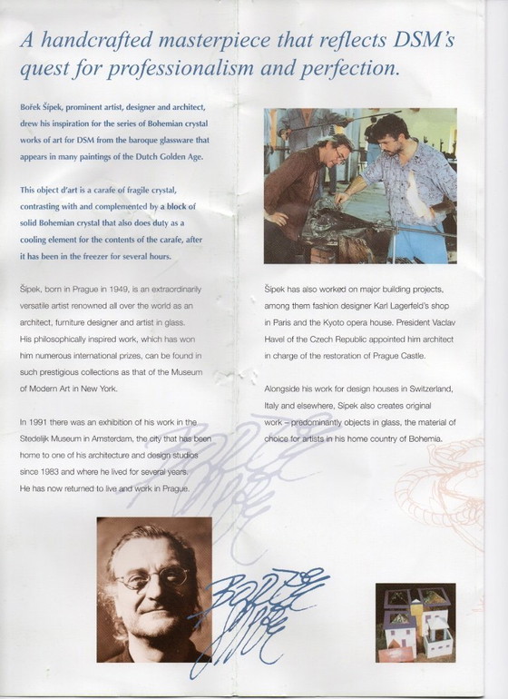 Image 1 of Jarra Borek Sipek con enfriador