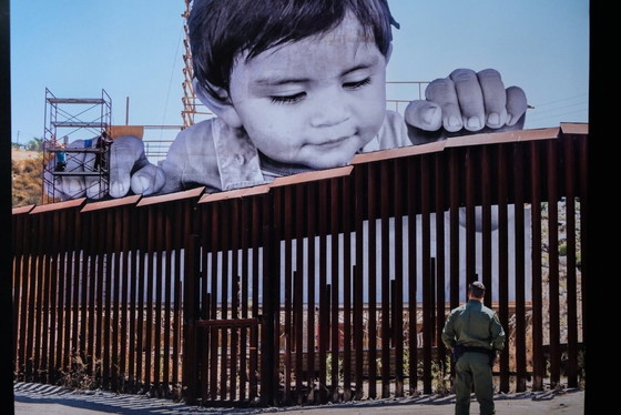 Image 1 of JR 'Chronicles' | manifesto originale della mostra