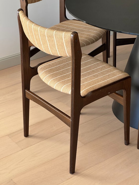 Image 1 of 6x Esszimmerstühle aus Teakholz von Erik Buch für Anderstrup Møbelfabrik, 1960er Jahre