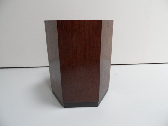 Image 1 of Ensemble vintage de 2 tables d'appoint en wengé
