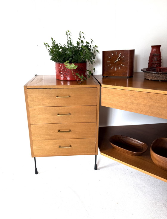 Image 1 of Mobile angolare vintage in teak, Omnia '60