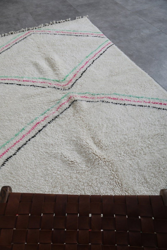 Image 1 of Autentico tappeto Beni Ouraine fatto a mano, 150/350 cm
