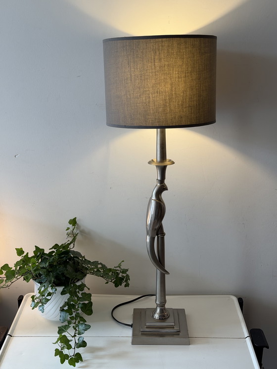 Image 1 of Lampada da tavolo con paralume