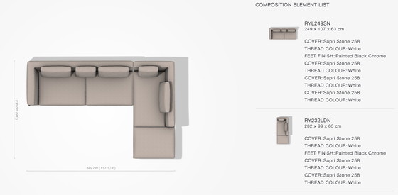 Image 1 of Exclusive B&B Italia Ray Sofa – Design classic in very good condition