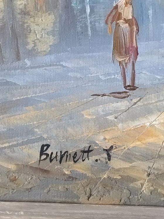 Pintura. Paisaje urbano de París. – Pinturas y dibujos, Wood, Canvas (photo 9 of 10)