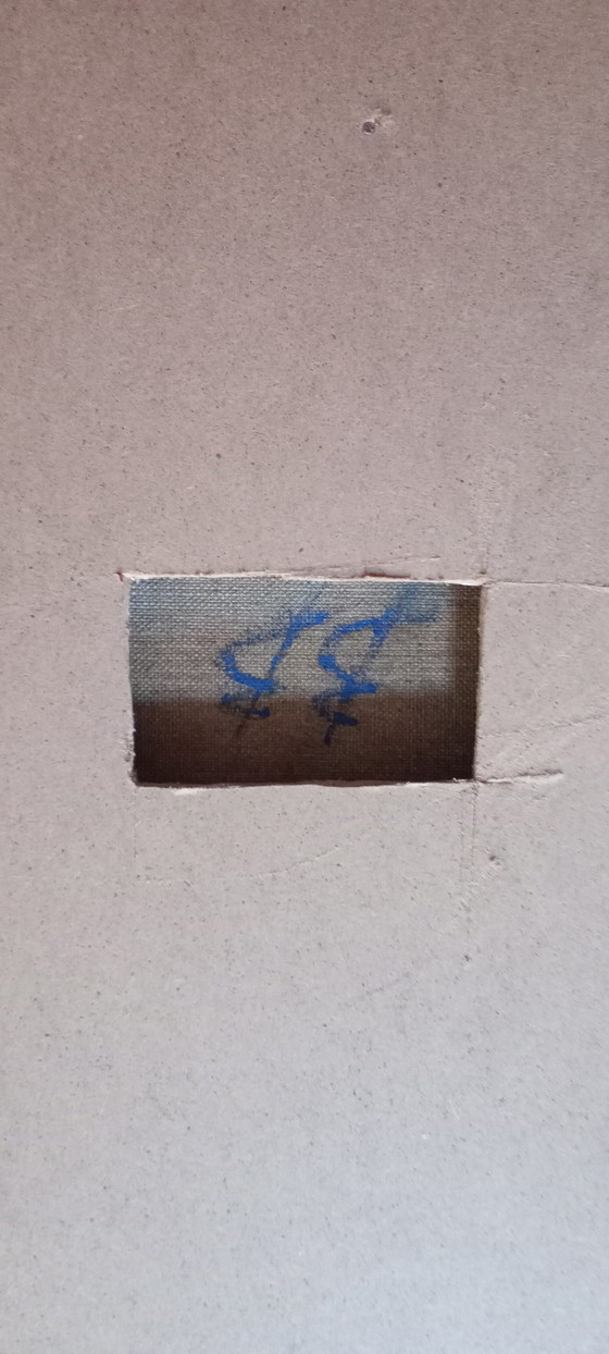 Image 1 of Dipinto di Bram Bogart, 30x40 cm, Cobra