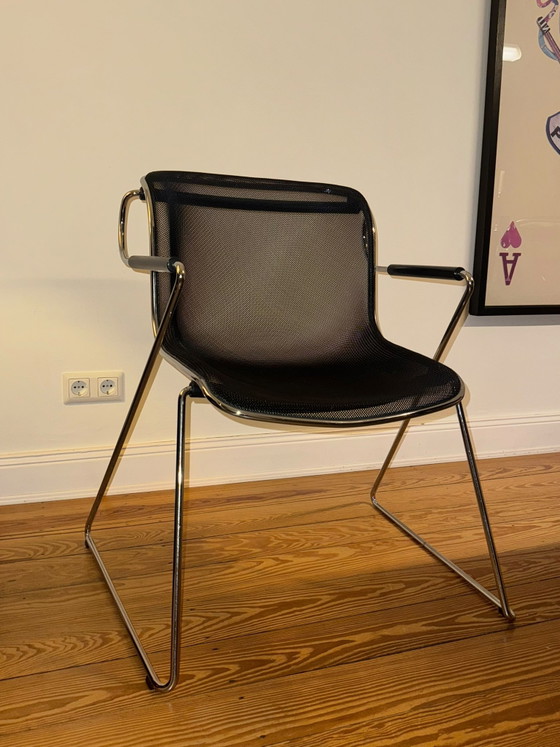 Image 1 of 4x Charles Pollock Penelope Chair für Anonima Castelli