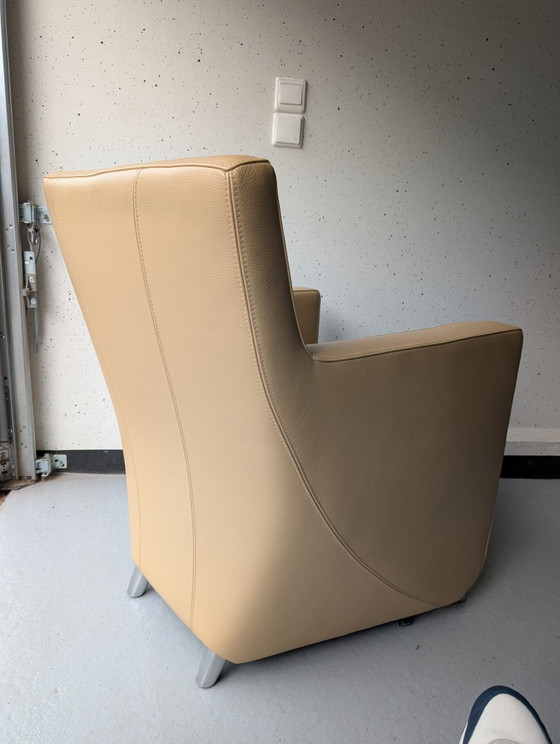Image 1 of Poltrona in pelle Leolux Dolcinea color crema