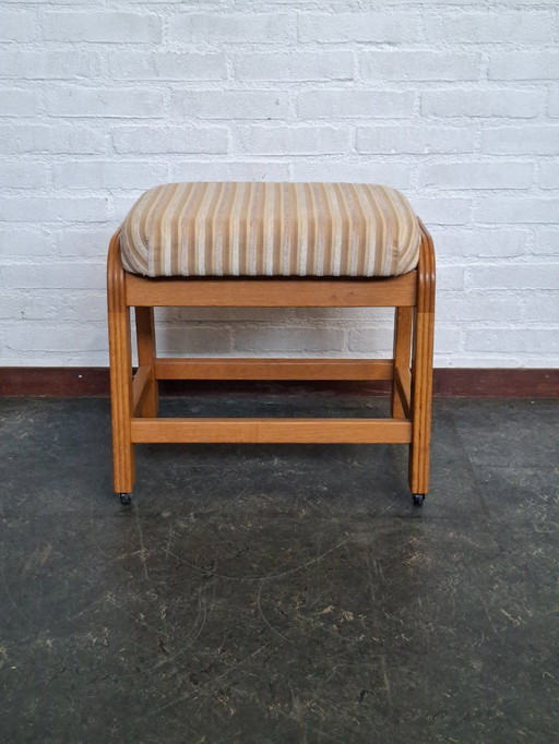 Taburete de piano vintage ajustable