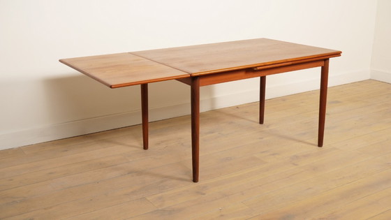 Image 1 of Tavolo da pranzo vintage | allungabile | Teak | 131 cm