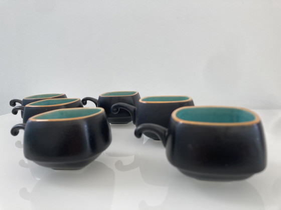 Image 1 of Ensemble de six tasses à thé japonaises modernes