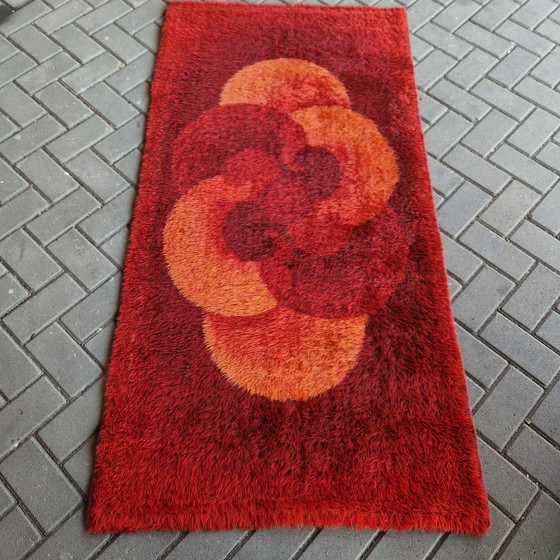 Vintage Rug Orange Rug 70s Rug – Desso, Rugs & carpets, Wool (photo 6 of 6)