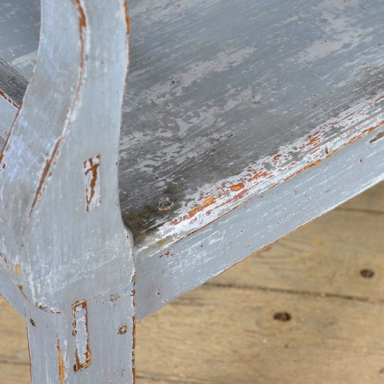 Image 1 of Banco antiguo de pino húngaro, ca. 1900