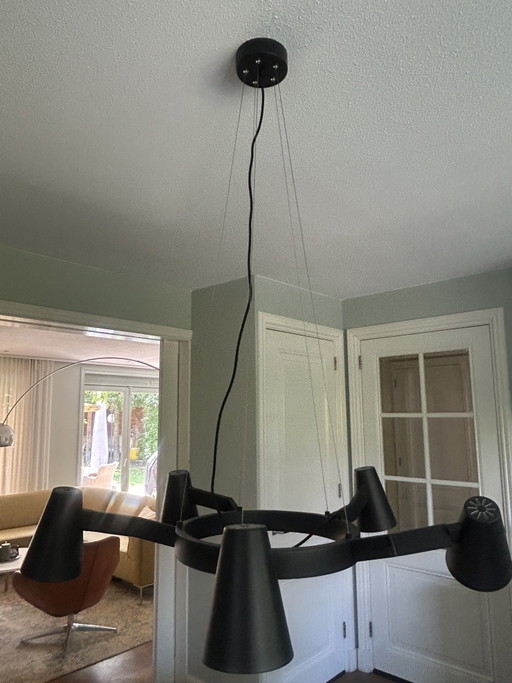it’s about RoMi Biarritz Chandelier 5-arm – matte black