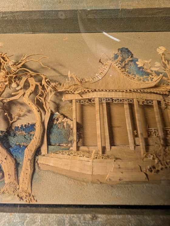 Image 1 of Chinese cork diorama 3D 18x50 cm