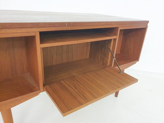 Image 1 of Teak desk by J.Svenstrup for A.P. Møbler, Denmark 1960's