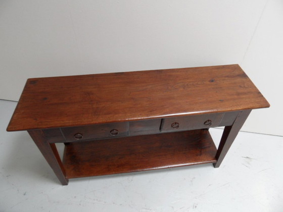 Tavolino antico con 2 cassetti – Tavolini, Wood (photo 5 of 12)