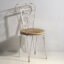 Antique outdoor chairs in white (c.1920). Set of 4 pieces – Garden chairs, Wood, Iron (photo 33 of 40)