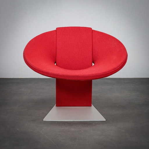 Rarissima poltrona lounge scultorea contemporanea, Italia, anni 2000