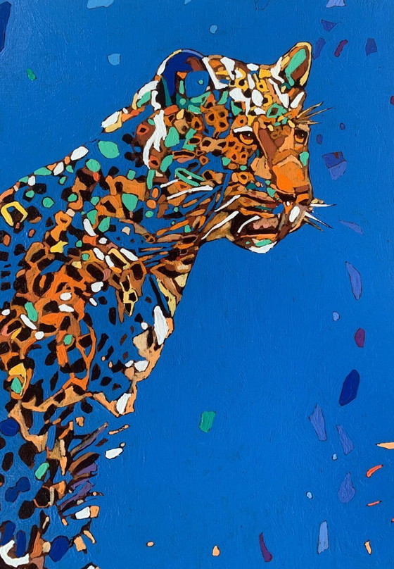 Image 1 of Rafal Gadowski, Panther, 100 x 100 cm, 2025