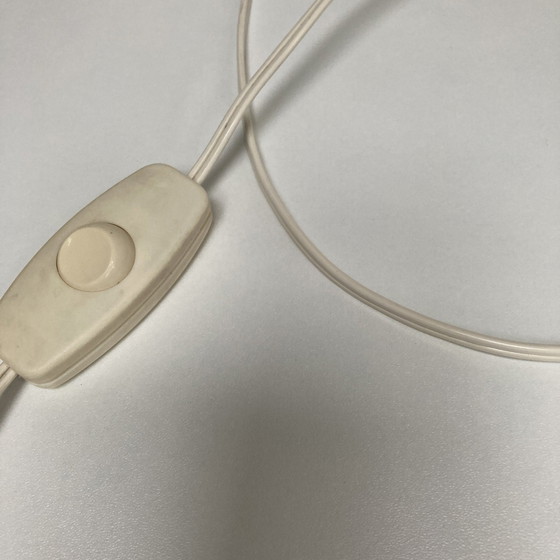 Image 1 of Table lamp white opaline glass vintage 70'S italian work