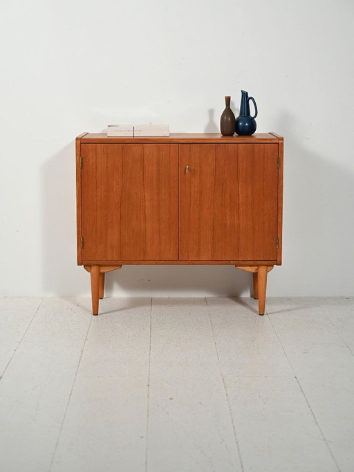 Scandinavische kast van teak en eikenhout van Sonett, jaren 60.