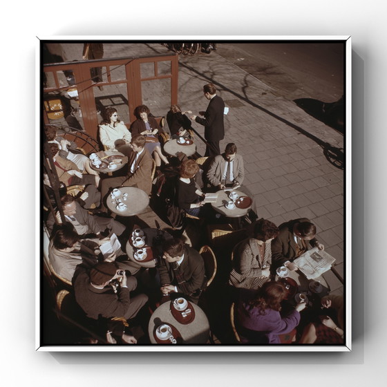 Image 1 of 1 X Rembrandtplein im Herbst, Amsterdam 1961 | Analoge Farbfotografie