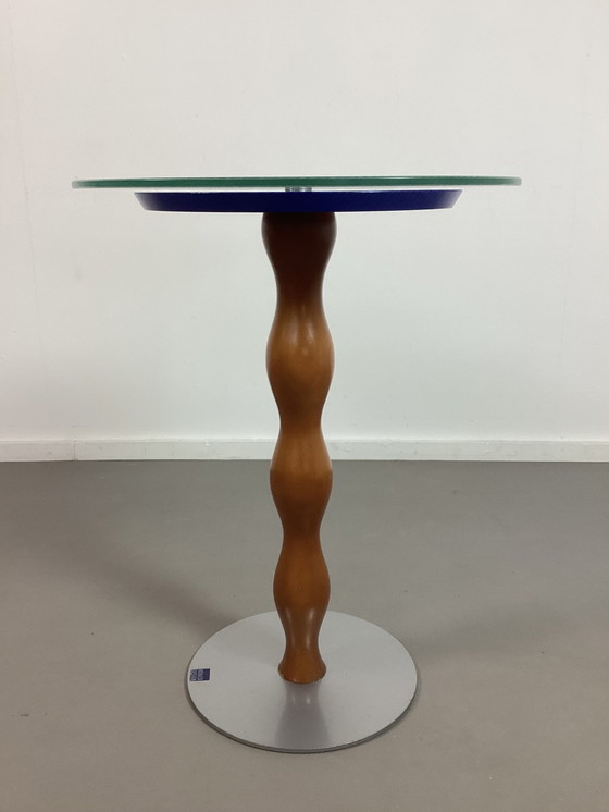 Image 1 of Memphis style Romico Design side table eighties