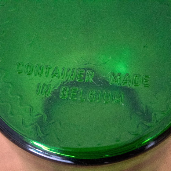 Pot d'apothicaire vintage belge en verre vert à couvercle bulbeux – Objets déco, Glass (photo 6 of 7)