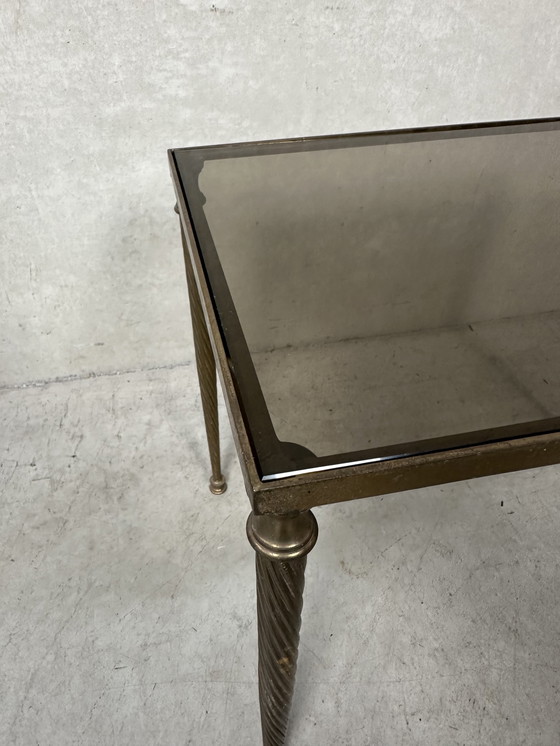 Image 1 of Table à plantes en laiton vintage