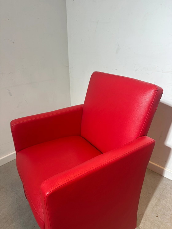 Image 1 of Set van 6 rode fauteuils