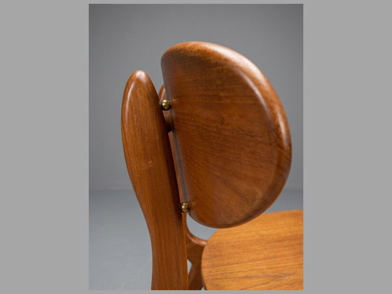 Image 1 of Louis van Teeffelen 'Beak' (Snavel) Dining Chairs for AWA – Set of 4 | Restored | 1960s