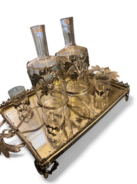 Servizio da rosolio, prima meta' del '900 – Bicchieri e caraffe, Vetro (photo 4 of 5)