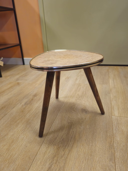 Vintage Plant Table Small Table Side Table Marble