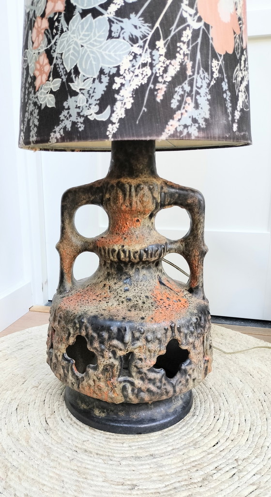 Image 1 of Vintage Ceramic Xl Floor Lamp