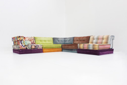 Roche Bobois Mah Jong Sofa Missoni Design By Hans Hopfer , Set Of 15