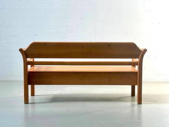 Banc en bois d'aulne, design vintage danois, fabrication artisanale, années 1980 – Wood (photo 12 of 14)