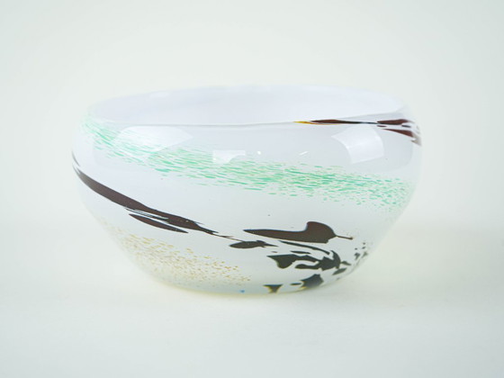 Image 1 of Ciotola in vetro, design danese, anni '70, prodotta in Danimarca