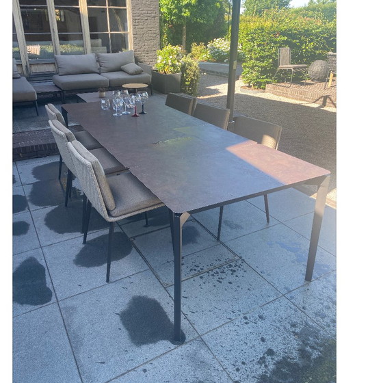 Image 1 of Talenti Leaf garden table - 200x100 extendable with Leaf garden chair (set of 6)